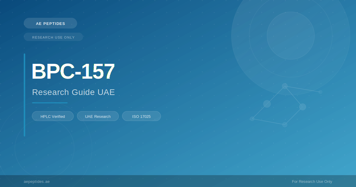 BPC-157 Research Guide: Where to Buy in UAE & What Researchers Need to Know