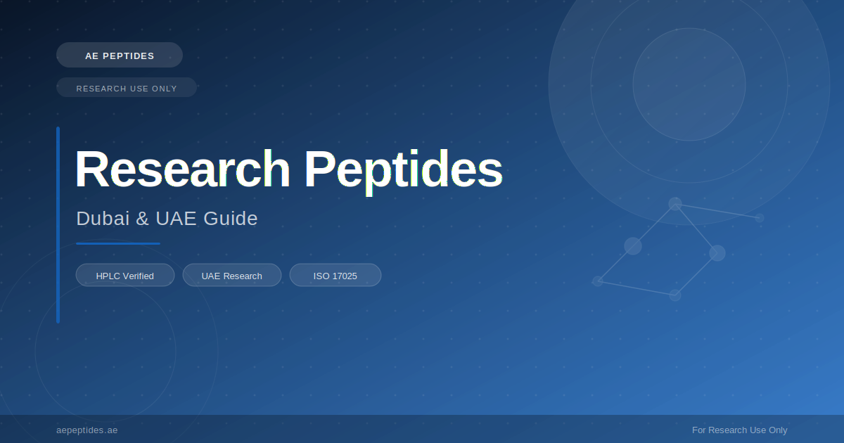 Research Peptides in Dubai and the UAE: A Comprehensive Sourcing Guide for Laboratories